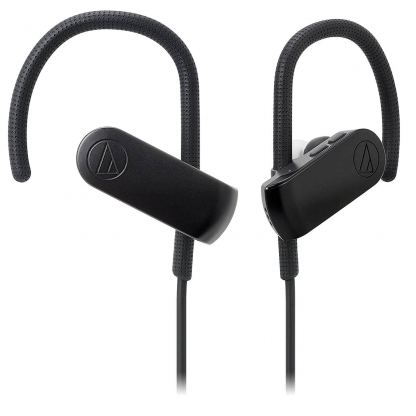 Audio-Technica ATH-SPORT50BTBK SonicSport - безжични блутут спортни слушалки с микрофон за мобилни устройства (черен) 4