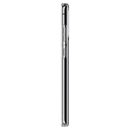 Spigen Liquid Crystal Case - тънък качествен силиконов (TPU) калъф за Samsung Galaxy Note 20 (прозрачен)  5