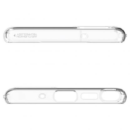 Spigen Liquid Crystal Case - тънък качествен силиконов (TPU) калъф за Samsung Galaxy Note 20 (прозрачен)  12