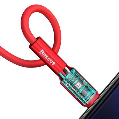 Baseus Silica Gel USB-C Cable - USB-C кабел за устройства с USB-C порт (100 см) (червен) 4