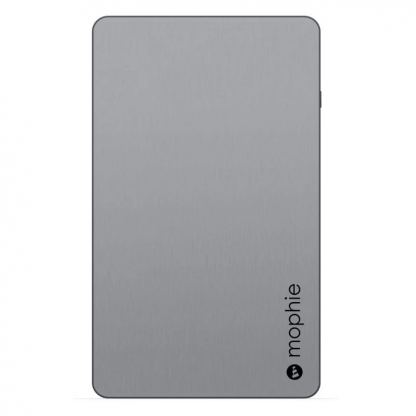 Mophie Powerstation 5050mAh With Lightning Connector - външна батерия с два USB изхода и Lightning вход за зареждане (сив) 2