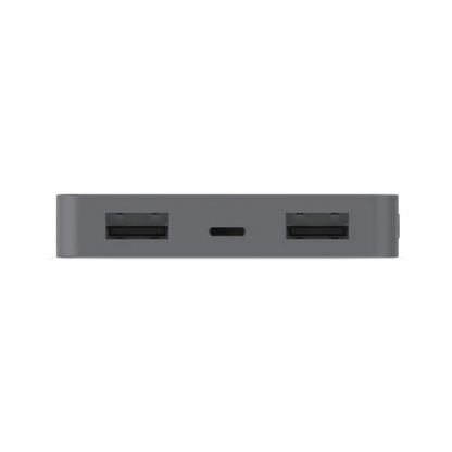 Mophie Powerstation 5050mAh With Lightning Connector - външна батерия с два USB изхода и Lightning вход за зареждане (сив) 4
