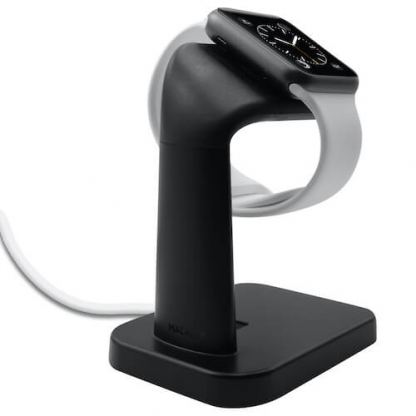 Macally Apple Watch Stand - луксозна алуминиева поставка за Apple Watch (черна) 2