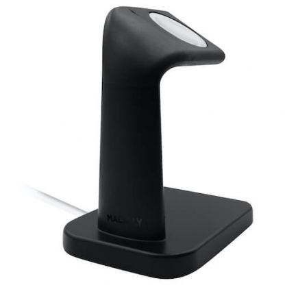 Macally Apple Watch Stand - луксозна алуминиева поставка за Apple Watch (черна) 5