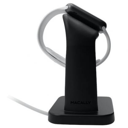 Macally Apple Watch Stand - луксозна алуминиева поставка за Apple Watch (черна) 8