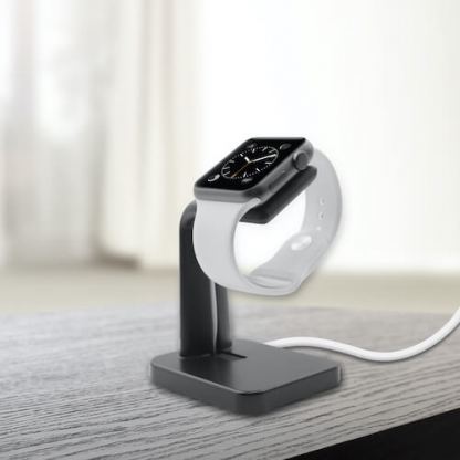 Macally Apple Watch Stand - луксозна алуминиева поставка за Apple Watch (черна) 13