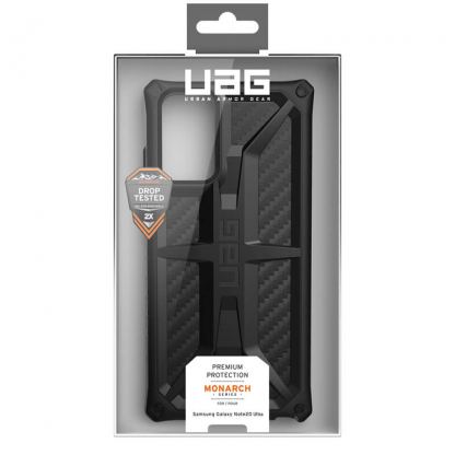 Urban Armor Gear Monarch - удароустойчив хибриден кейс за Samsung Galaxy Note 20 Ultra (черен-карбон) 4