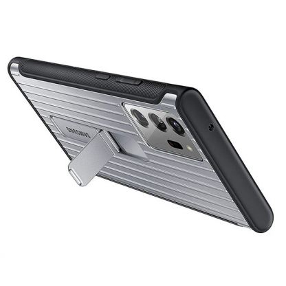 Samsung Protective Standing Cover EF-RN985CBEGEU - оригинален удароустойчив хибриден кейс с поставка за Samsung Galaxy Note 20 Ultra (сребрист) 5