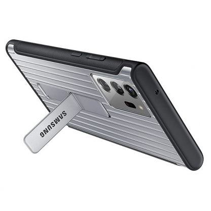 Samsung Protective Standing Cover EF-RN985CBEGEU - оригинален удароустойчив хибриден кейс с поставка за Samsung Galaxy Note 20 Ultra (сребрист) 6