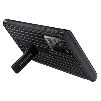 Samsung Protective Standing Cover EF-RN985CBEGEU - оригинален удароустойчив хибриден кейс с поставка за Samsung Galaxy Note 20 Ultra (черен) 6
