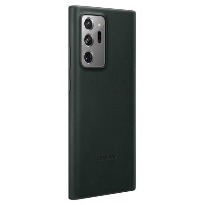 Samsung Leather Cover EF-VN985LGEGEU - оригинален кожен кейс (естествена кожа) за Samsung Note 20 Ultra (зелен) 3