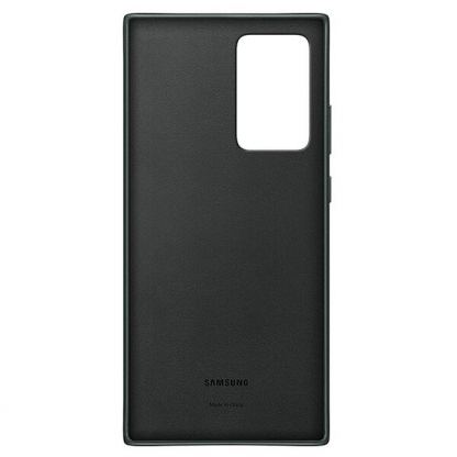 Samsung Leather Cover EF-VN985LGEGEU - оригинален кожен кейс (естествена кожа) за Samsung Note 20 Ultra (зелен) 4