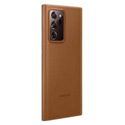 Samsung Leather Cover EF-VN985LBEGEU - оригинален кожен кейс (естествена кожа) за Samsung Note 20 Ultra (кафяв) 3