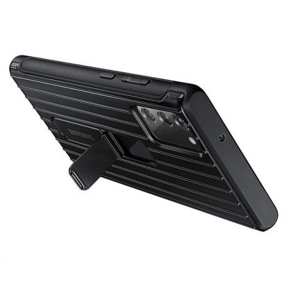 Samsung Protective Standing Cover EF-RN980CBEGEU - оригинален удароустойчив хибриден кейс с поставка за Samsung Galaxy Note 20 (черен) 5