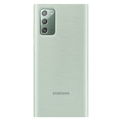 Samsung Clear View Cover EF-ZN980CMEGEU - оригинален кейс, през който виждате информация от дисплея за Samsung Galaxy Note 20 (зелен) 2