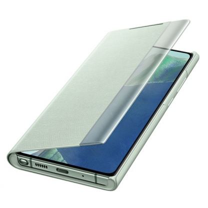 Samsung Clear View Cover EF-ZN980CMEGEU - оригинален кейс, през който виждате информация от дисплея за Samsung Galaxy Note 20 (зелен) 4