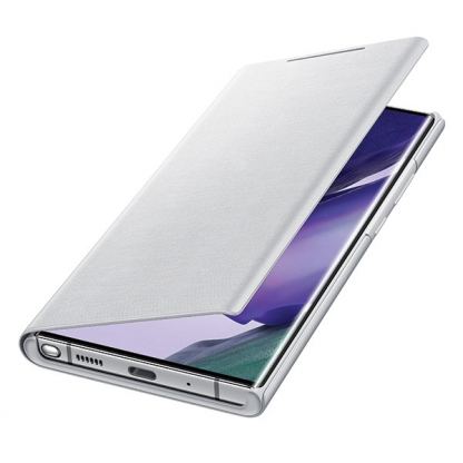 Samsung LED View Cover EF-NN985PSEGEU - оригинален калъф, през който виждате информация от дисплея за Samsung Note 20 Ultra (сребрист) 4