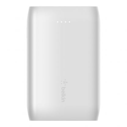 Belkin Power Bank Boost Charge 10000mAh - външна батерия 10000 mAh с 2xUSB-A и USB-C изходи за зареждане на смартфони и таблети (бял) 4