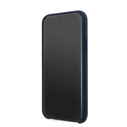 Vennus Silicone Case Lite - силиконов (TPU) калъф за iPhone SE (2020) (тъмносин) 8