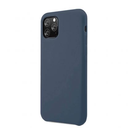 Vennus Silicone Case Lite - силиконов (TPU) калъф за Huawei P40 Lite (тъмносин) 2
