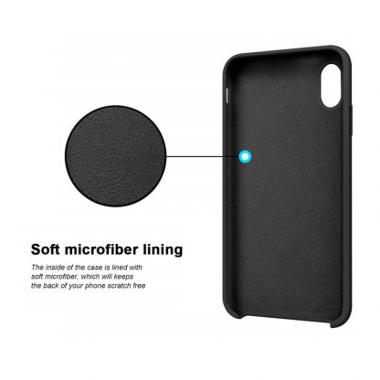 Vennus Silicone Case Lite - силиконов (TPU) калъф за Huawei P40 Lite (тъмносин) 4