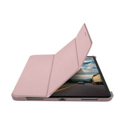 Macally Stand Case - полиуретанов калъф и поставка за iPad Pro 11 (2018), iPad Pro 11 (2020) (розов) 3