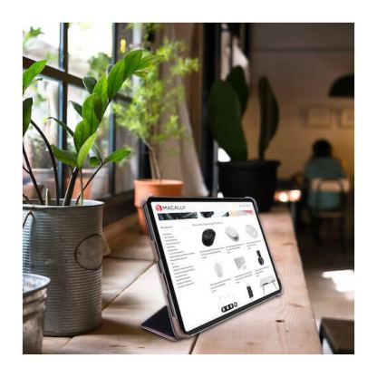 Macally Stand Case - полиуретанов калъф и поставка за iPad Pro 11 (2018), iPad Pro 11 (2020) (розов) 7