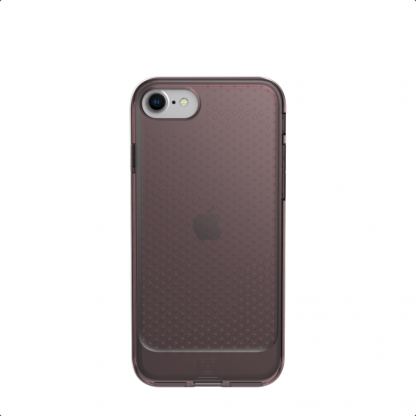 Urban Armor Gear Lucent Case - удароустойчив силиконов калъф за iPhone SE (2020), iPhone 8, iPhone 7 (розов-прозрачен)  3