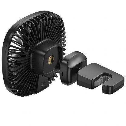 Baseus Natural Wind Magnetic Rear Seat Fan (CXZR-01) - USB вентилатор, прикрепящ се към седалката на кола (черен) 6