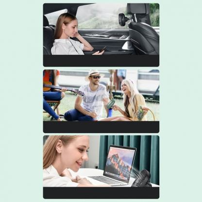 Baseus Natural Wind Magnetic Rear Seat Fan (CXZR-01) - USB вентилатор, прикрепящ се към седалката на кола (черен) 13