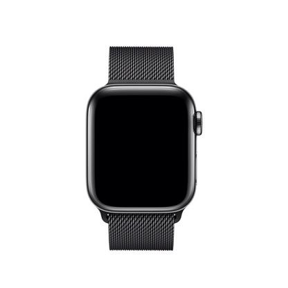 Tactical 339 Milanese Loop Magnetic Stainless Steel Band - стоманена, неръждаема каишка за Apple Watch 42мм, 44мм (черен) 3