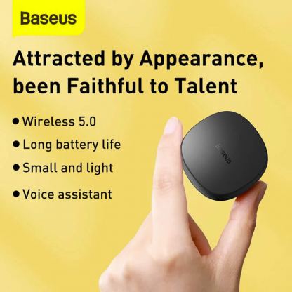 Baseus Encok WM01 TWS In-Ear Bluetooth Earphones - безжични блутут слушалки със зареждащ кейс за мобилни устройства (черен) 3