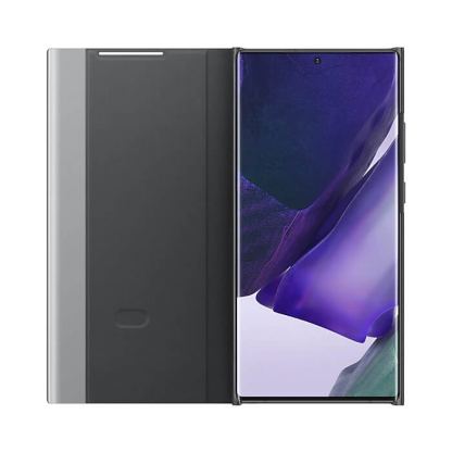 Samsung Clear View Cover EF-ZN985CBEGEU - оригинален кейс, през който виждате информация от дисплея за Samsung Galaxy Note 20 Ultra (черен) 3