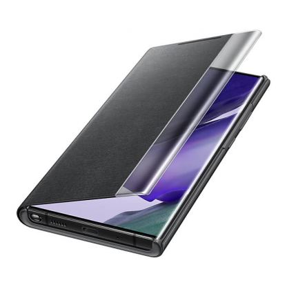 Samsung Clear View Cover EF-ZN985CBEGEU - оригинален кейс, през който виждате информация от дисплея за Samsung Galaxy Note 20 Ultra (черен) 4