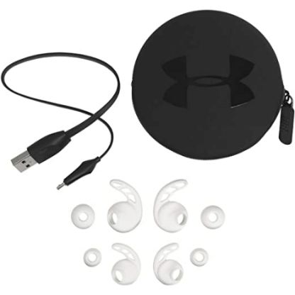 JBL Under Armour PIVOT - безжични слушалки с микрофон и управление на звука за мобилни устройства (бял) 5