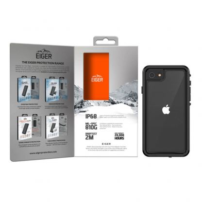 Eiger Avalanche Case - ударо и водоустойчив кейс за iPhone SE (2020), iPhone 8, iPhone 7 (черен) 2