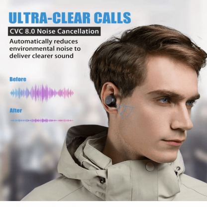Edifier TWS X3 True Wireless Stereo Earbuds - безжични блутут слушалки с кейс за мобилни устройства (черен)  6
