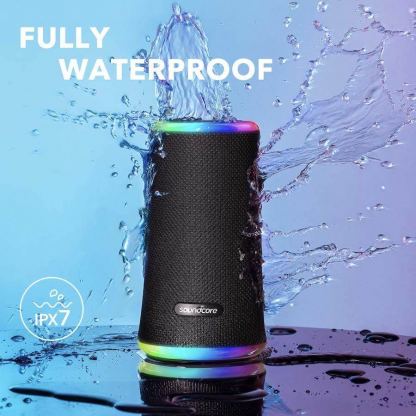 Anker Soundcore Flare 2 Bluetooth Speaker 20W - безжичен водоустойчив спийкър с микрофон (син)  4