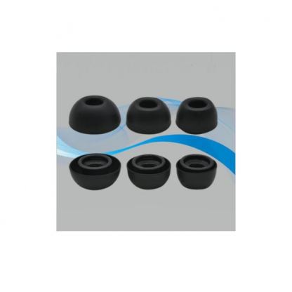 Soft Silicone Earplug - 4 броя силиконови тапи за Apple Airpods Pro (размер L) (черен) 3