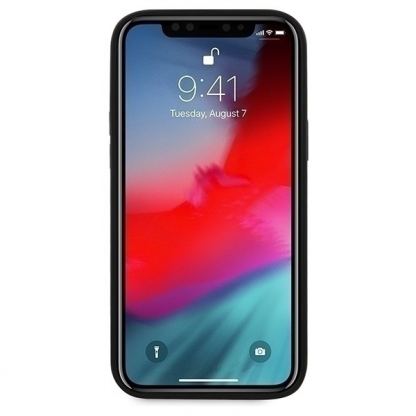 Ferrari On Track Perforated Hard Case - кожен кейс за iPhone 12 Pro Max (черен) 3