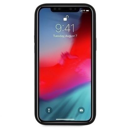 BMW Signature Logo Imprint Hard Case - кожен кейс (естествена кожа) за iPhone 12, iPhone 12 Pro (черен) 2