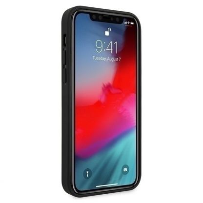 BMW M Collection PU Carbon Hard Case - кожен кейс за iPhone 12, iPhone 12 Pro (черен) 4
