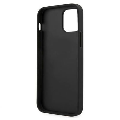 BMW Signature Tire Marks Hard Case - кожен кейс (естествена кожа) за iPhone 12 Pro Max (черен) 2