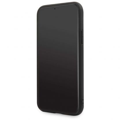 BMW M Collection Smooth PU Hard Case - кожен кейс за iPhone 12 Pro Max (черен) 3