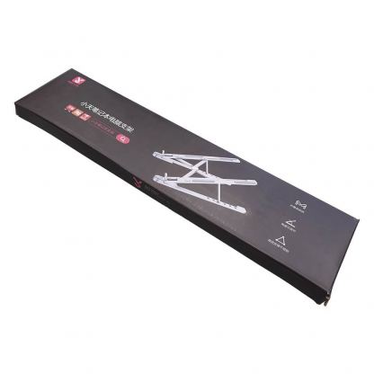 Portable Folding Aluminum Laptop Stand S - преносима алуминиева сгъваема поставка за MacBook и лаптопи от 11 до 13.8 инча (тъмносив) 9