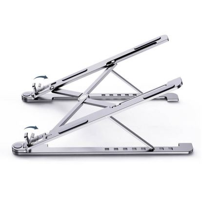 Portable Folding Aluminum Laptop Stand L - преносима алуминиева сгъваема поставка за MacBook и лаптопи от 14 до 17.3 инча (сребрист) 5