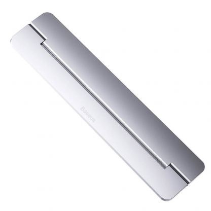 Baseus Papery Self-Adhesive Aluminum Laptop Stand - сгъавема, залепяща се към вашия компютър поставка за MacBook и лаптопи (сребрист) 3