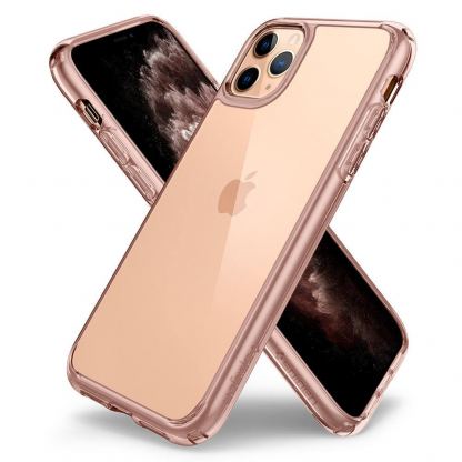 Spigen Ultra Hybrid Case - хибриден кейс с висока степен на защита за iPhone 11 Pro (розов) 6