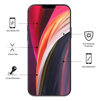 Eiger Tri Flex High Impact Film Screen Protector - качествено защитно покритие за дисплея на iPhone 12 Pro Max (един брой) 3