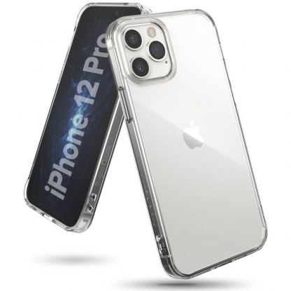 Ringke Fusion Crystal Case - хибриден удароустойчив кейс за iPhone 12 Pro Max (прозрачен) 2